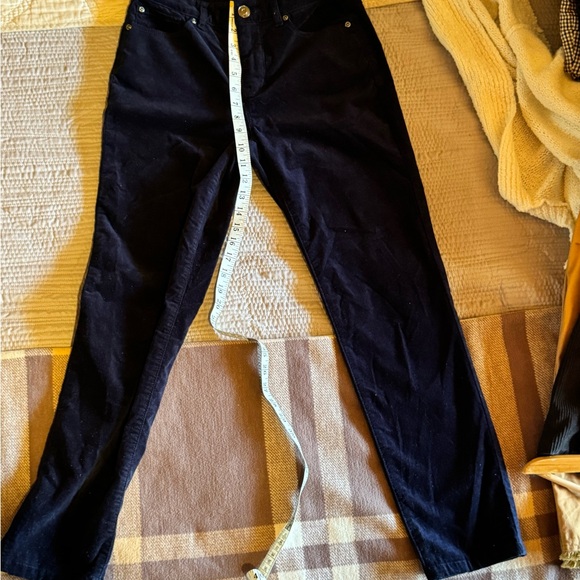 Pantalon velours marine taille 4 - Picture 3 of 4